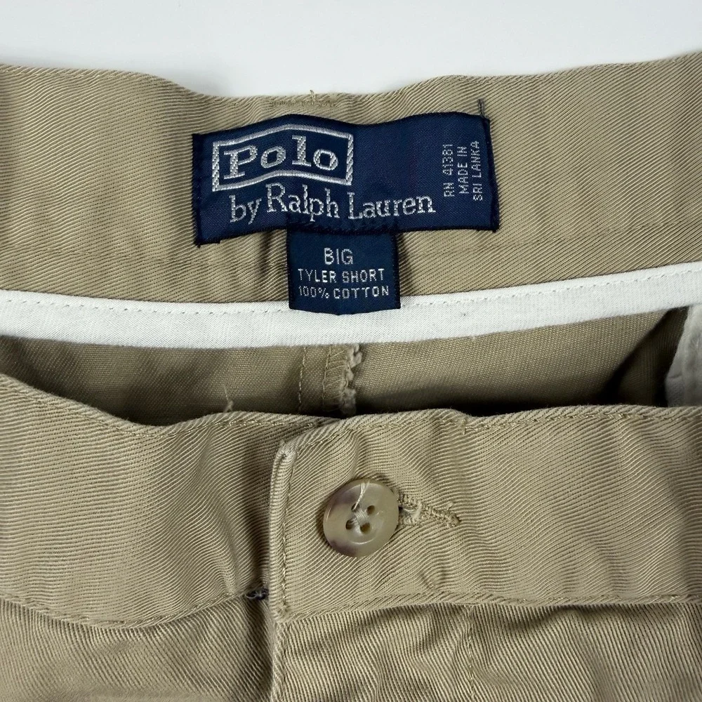 Polo‎ Ralp Lauren Men's Tan Tyler Shorts  Big Size 40